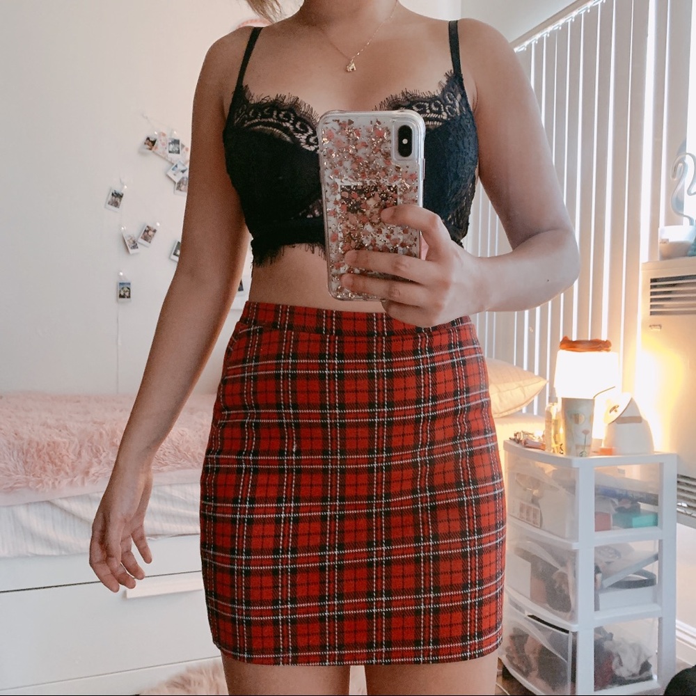Plaid skirt